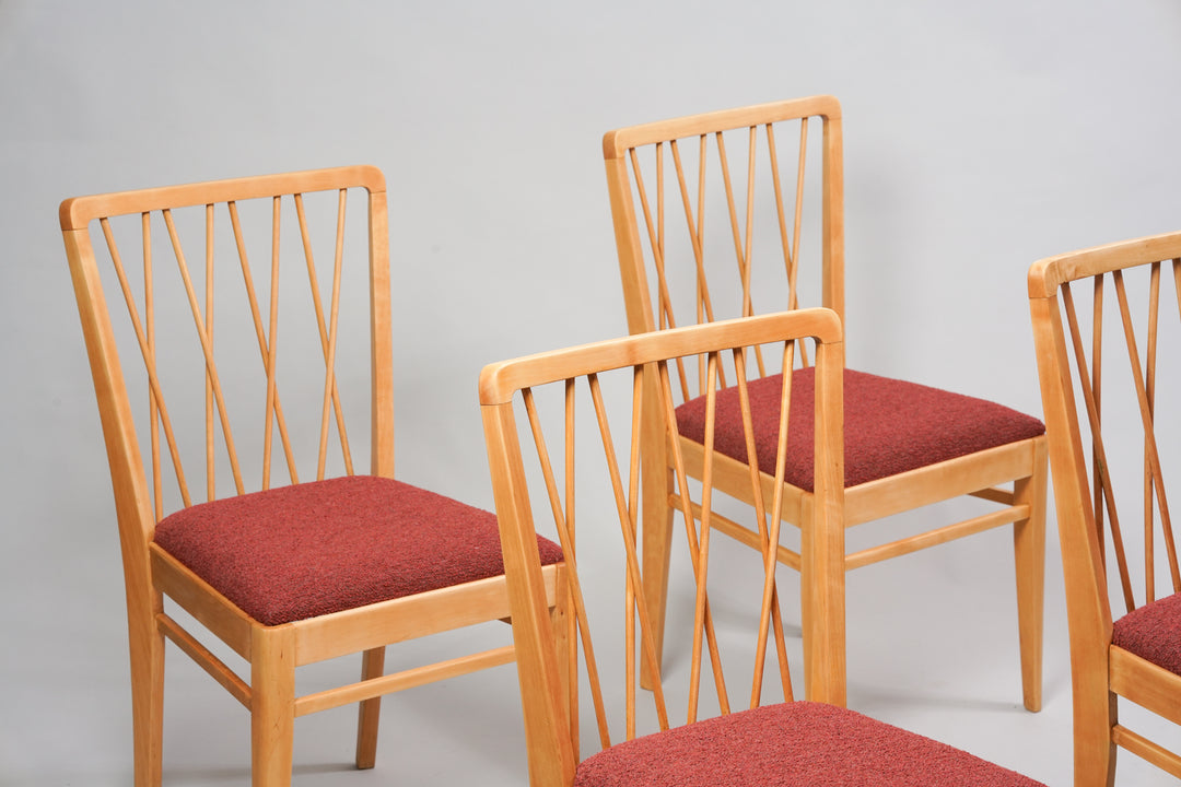 Entisöidyt tuolit (4kpl), 50-luku