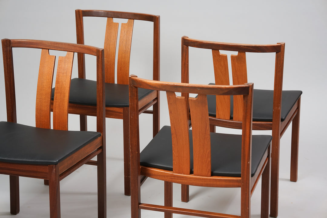 Ruokapöydän tuolit (4 kpl), 60-luku
