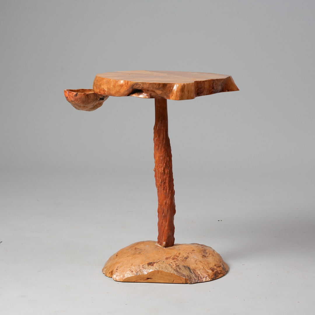 Burl table, Mid-20th century 