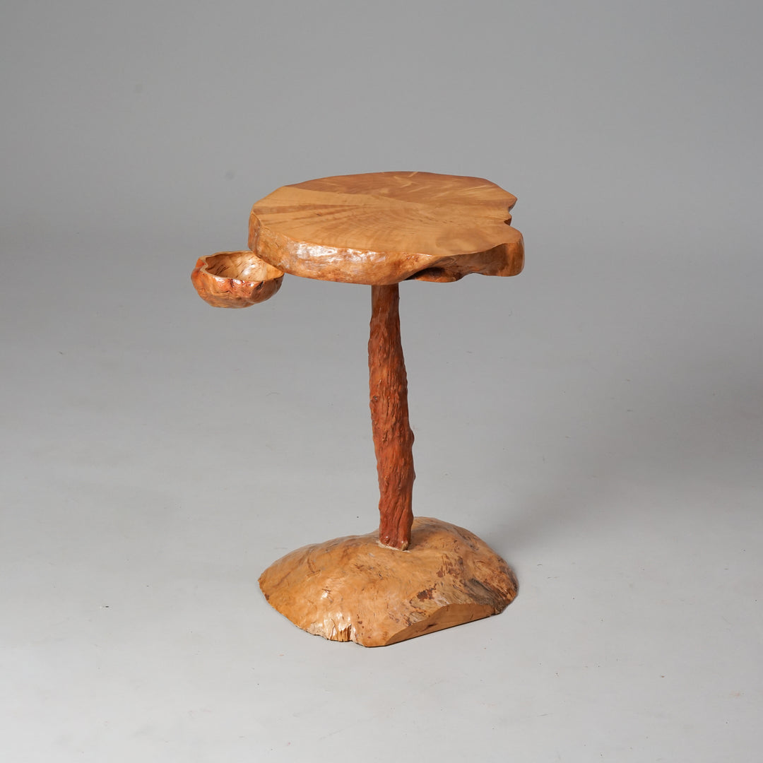 Burl table, Mid-20th century 