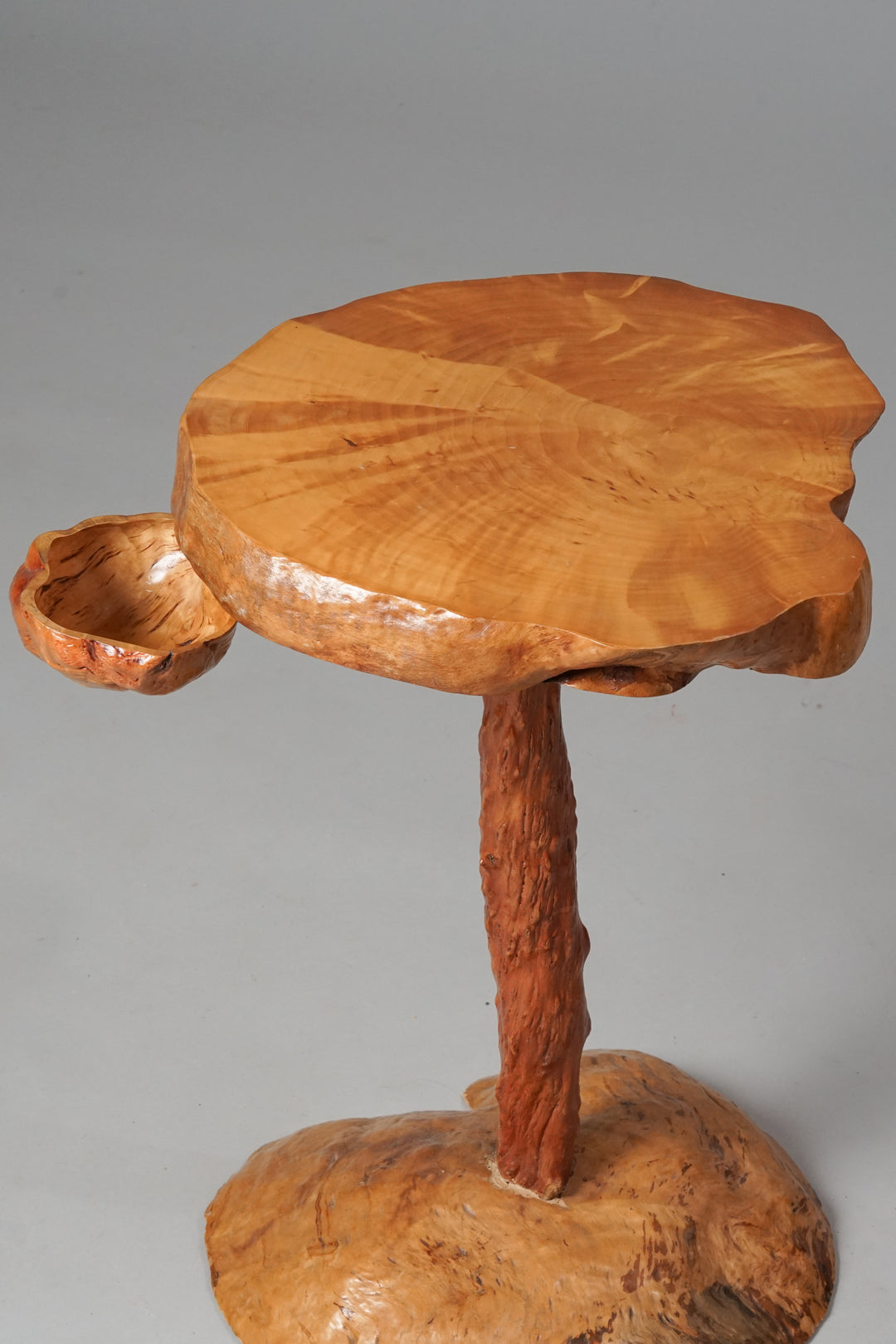 Burl table, Mid-20th century 