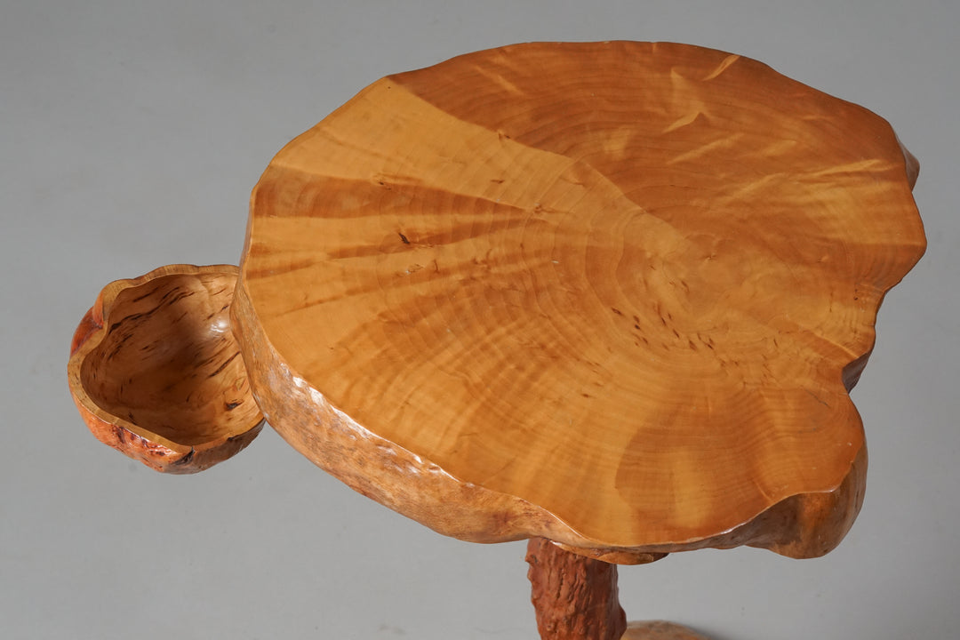 Burl table, Mid-20th century 