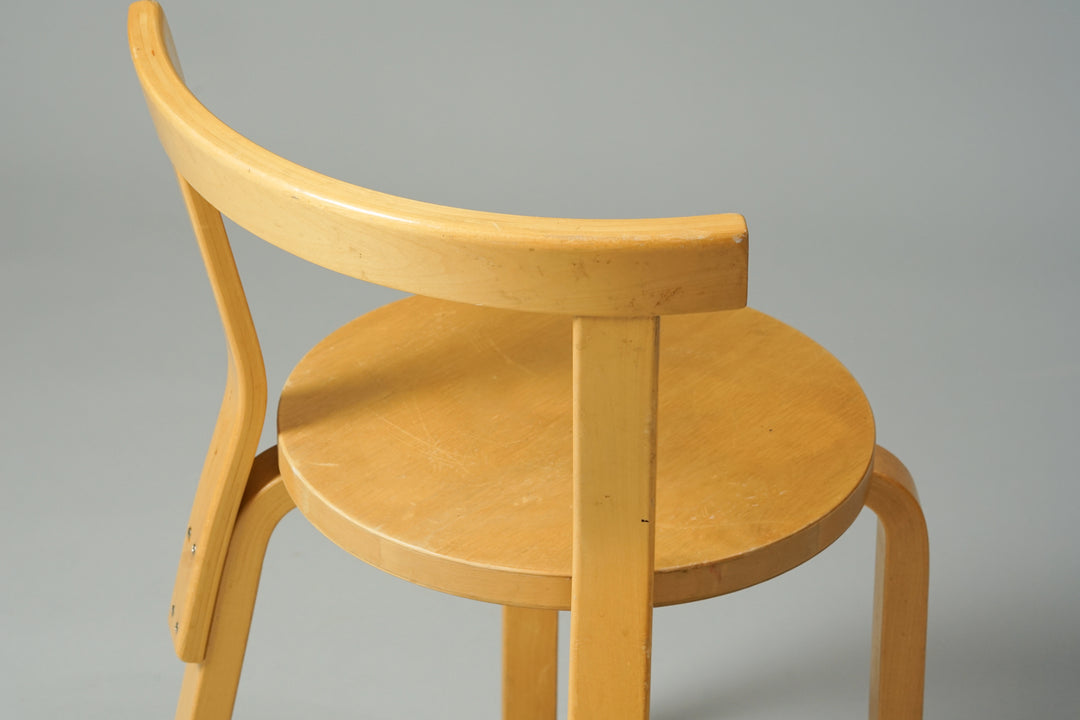 Malli 68 tuolit (8 kpl), Alvar Aalto, Artek, 1900-luvun loppupuoli