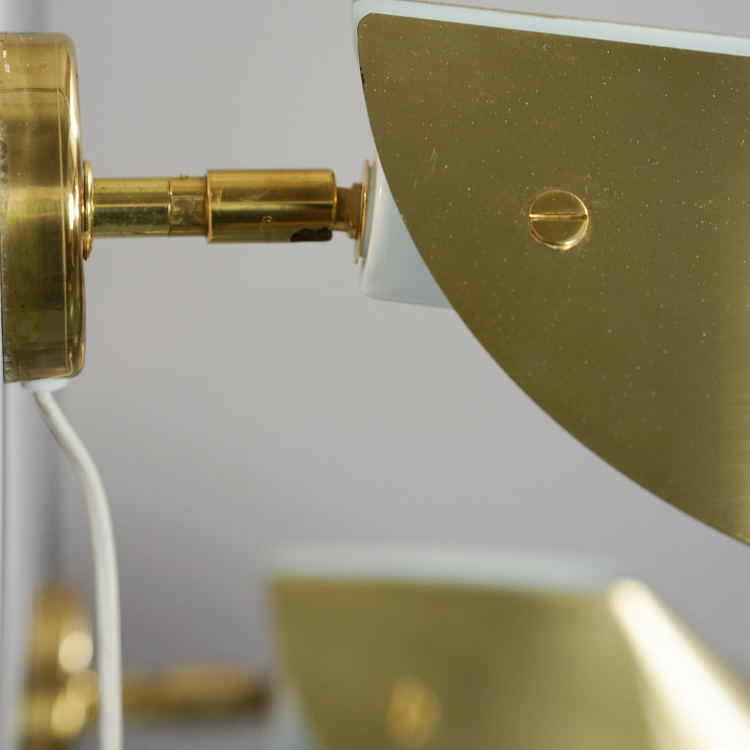 A pair of wall lights, late 20th century