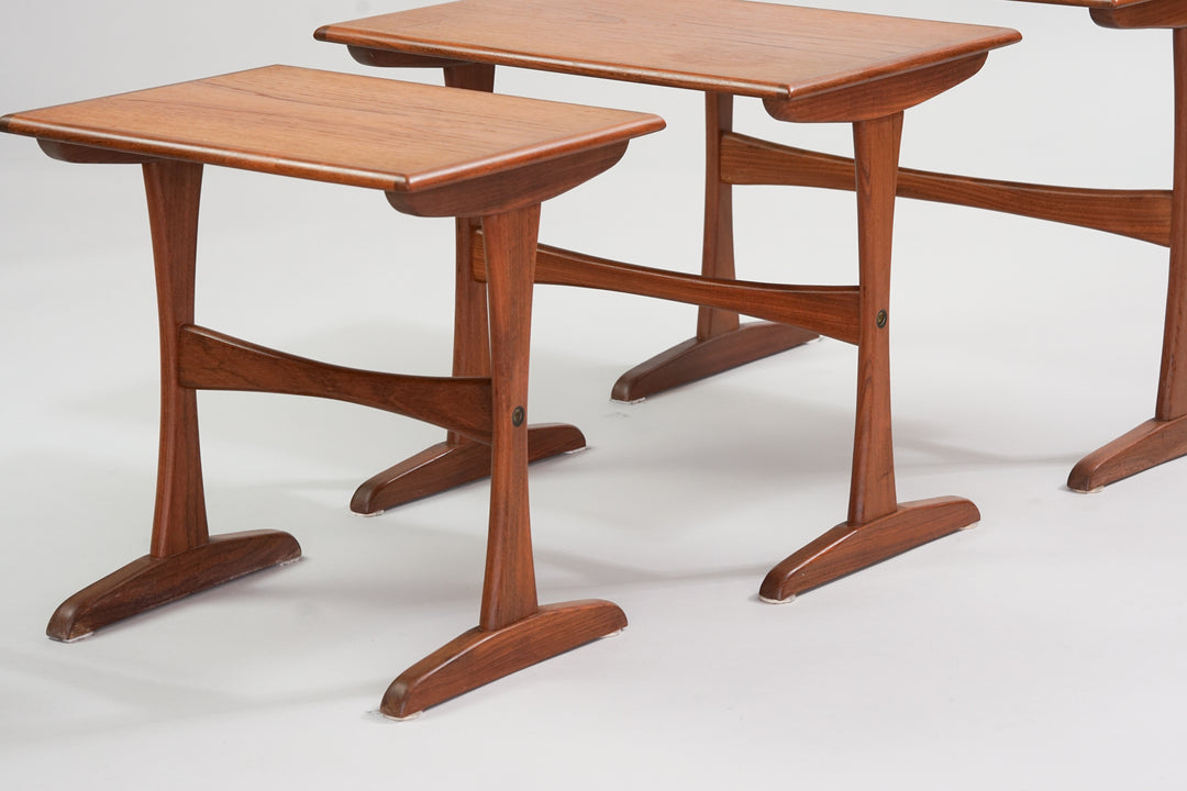 Nesting table, Kai Kristiansen, Denmark, 1960s