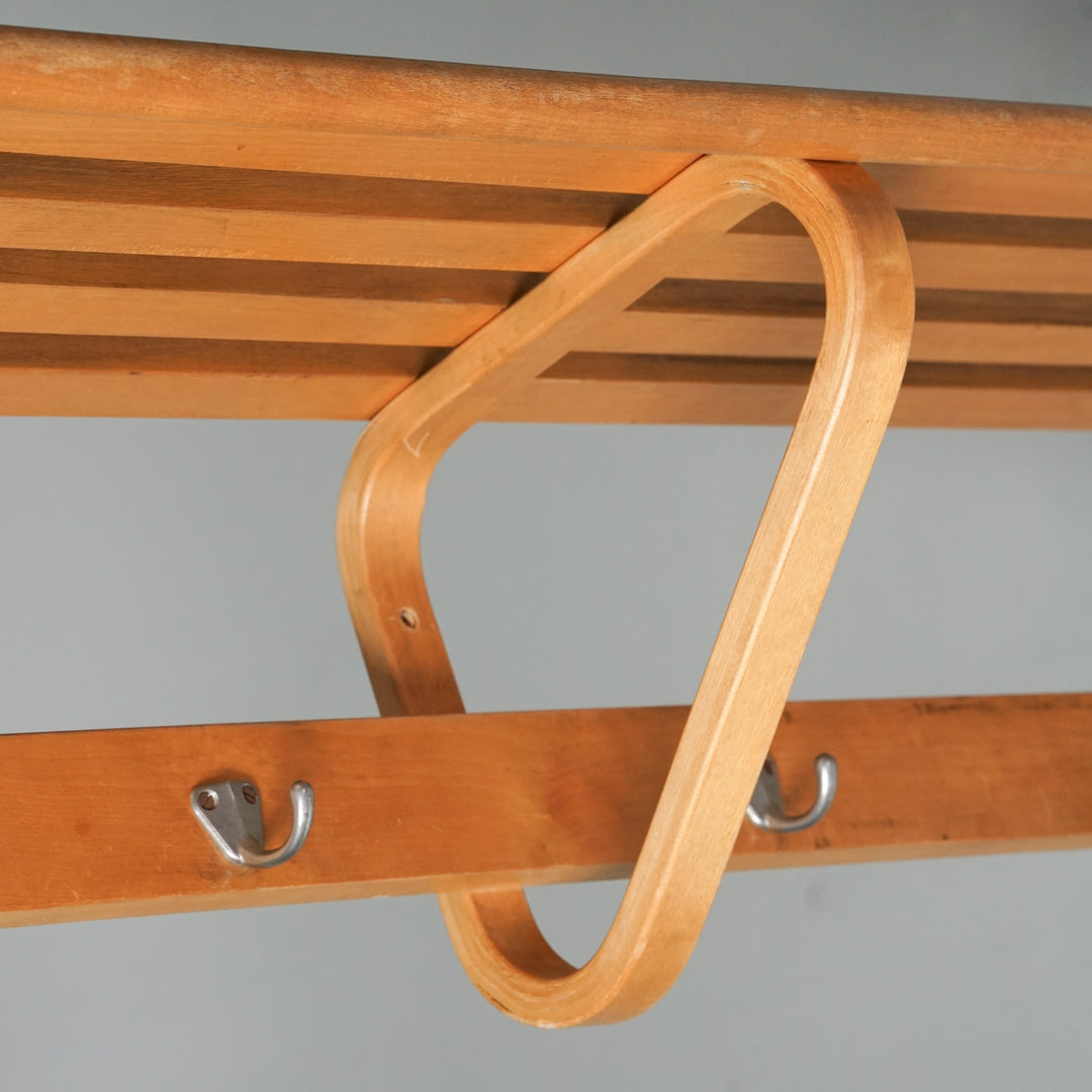 Coat rack, Alvar Aalto, Oy Huonekalu- ja Rakennustyötehdas Ab, 1950s