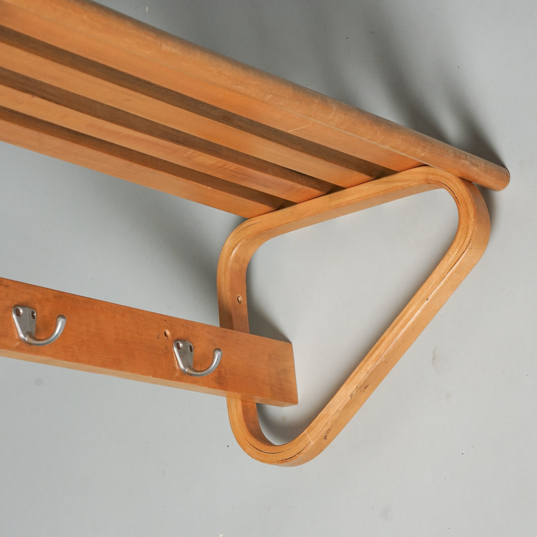 Coat rack, Alvar Aalto, Oy Huonekalu- ja Rakennustyötehdas Ab, 1950s