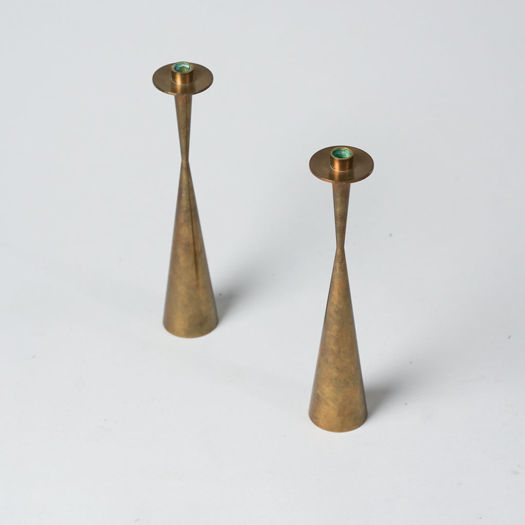 Pair of candlesticks model TW 189, Tapio Wirkkala, Kultakeskus OY, 1970s