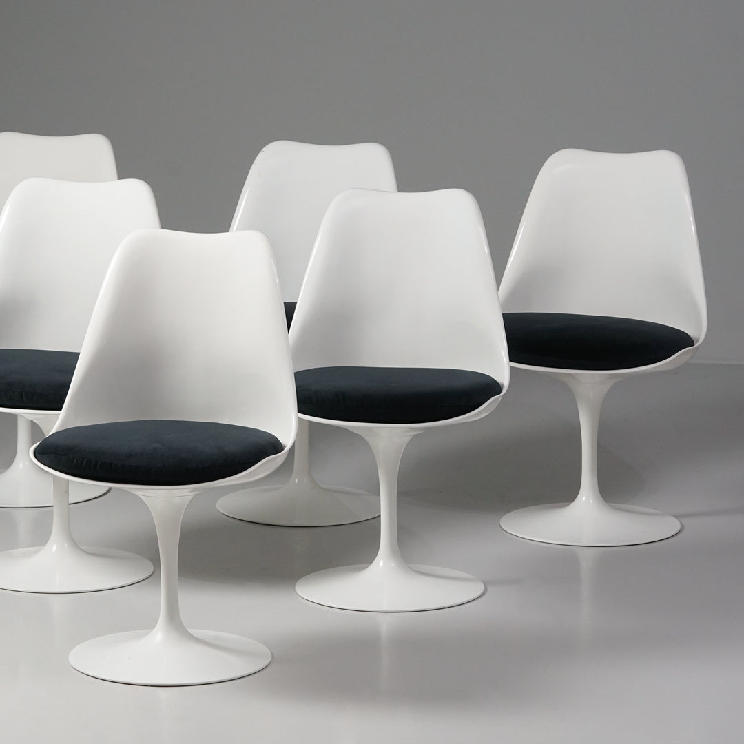 Tulppaani tuolit (6 kpl), Eero Saarinen, Knoll, 1900-luvun loppupuoli