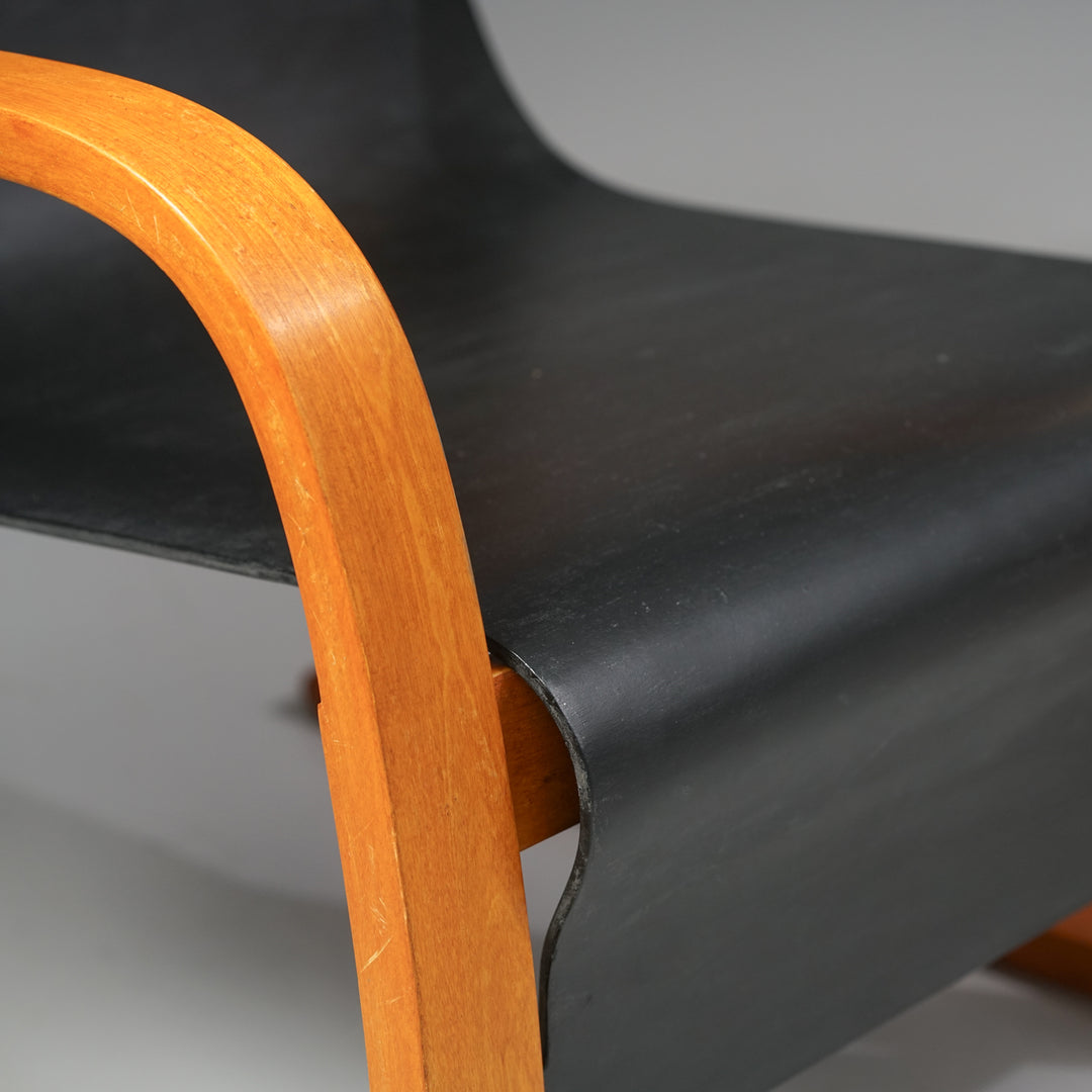 Nojatuoli pari malli Pikku Paimio, Alvar Aalto, Oy Huonekalu- ja Rakennustyötehdas Ab, 50-luku