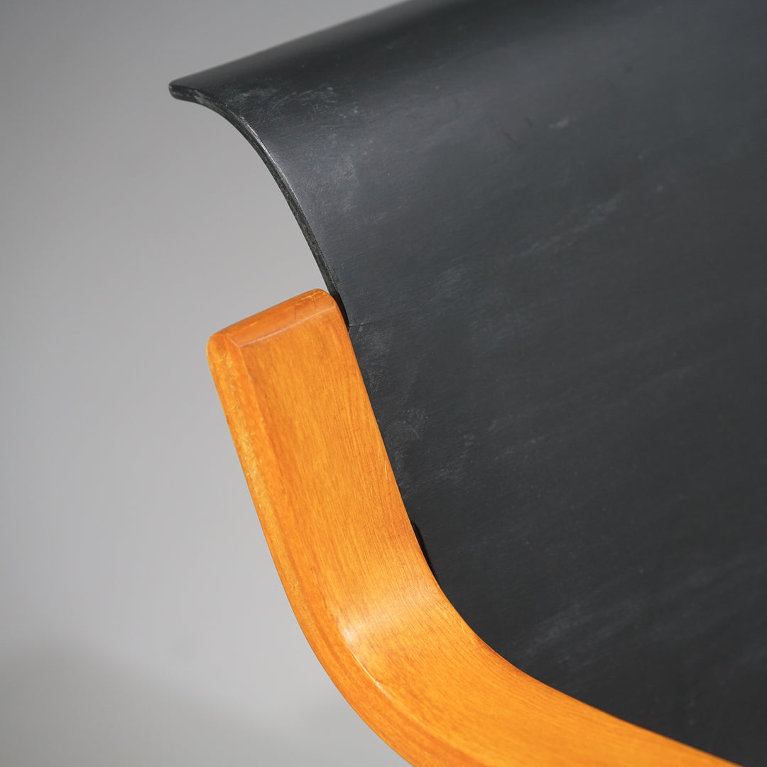 Nojatuoli pari malli Pikku Paimio, Alvar Aalto, Oy Huonekalu- ja Rakennustyötehdas Ab, 50-luku