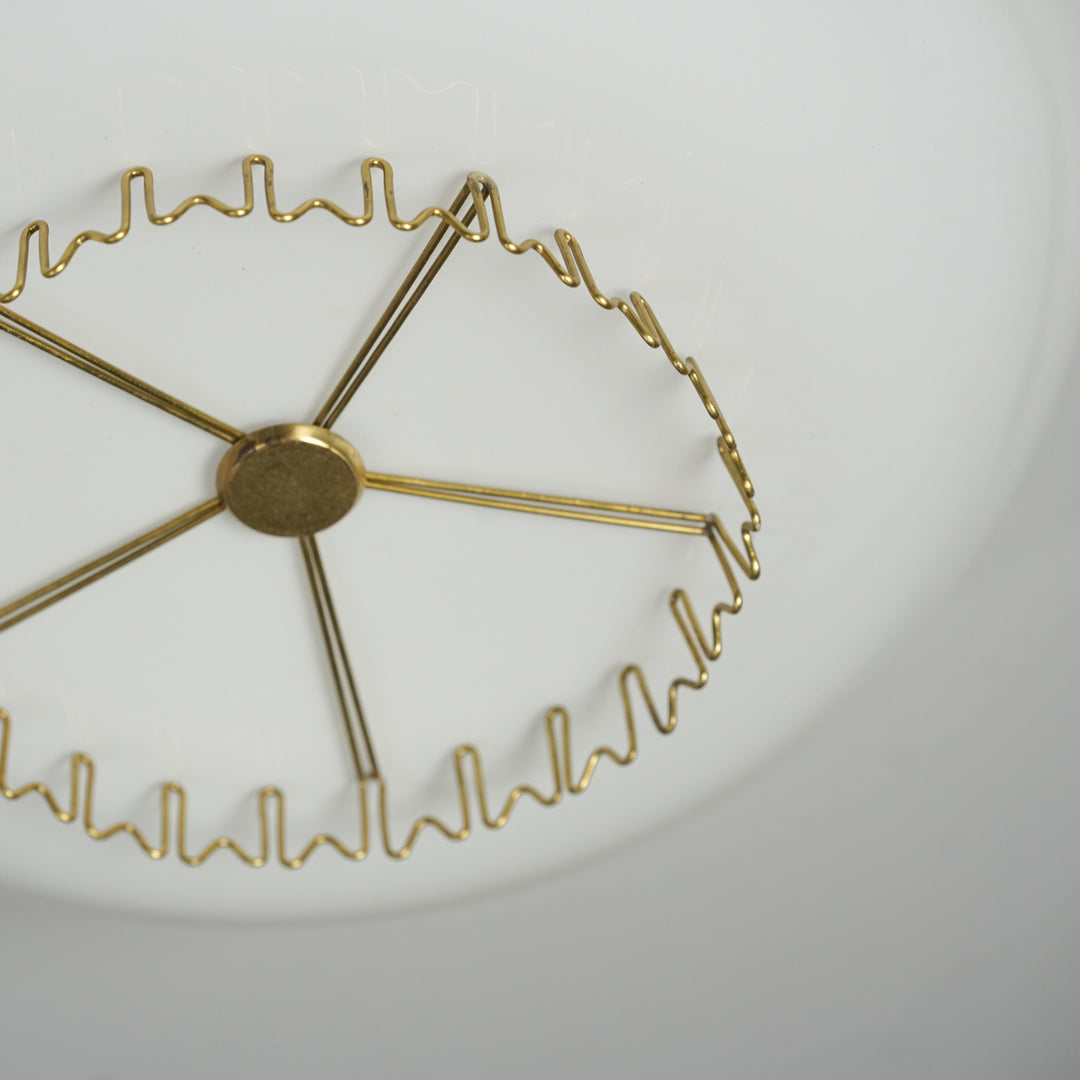 Pair of model 1116 flush mounts, Lisa Johansson-Pape, Orno, 1950s