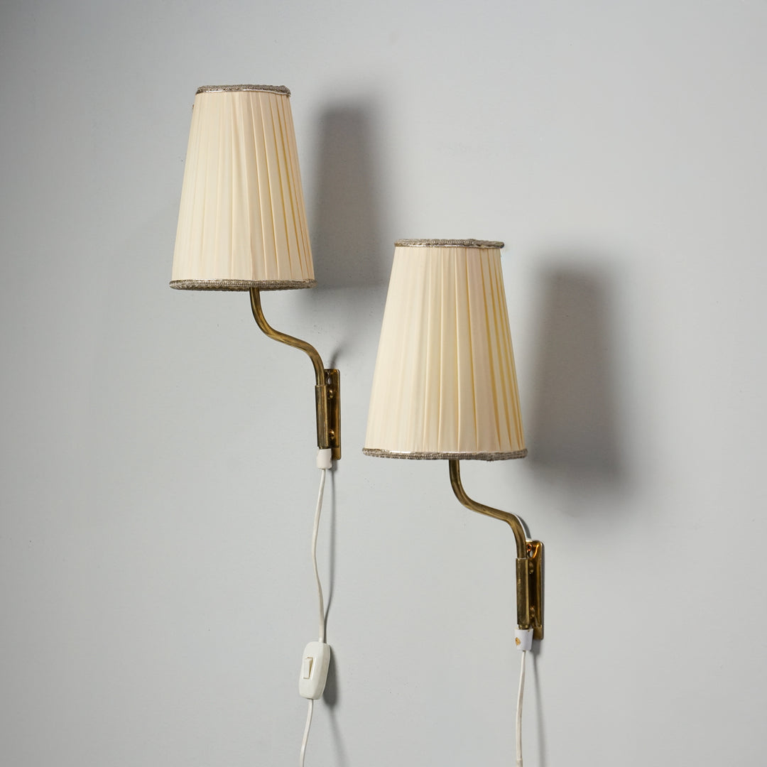 Pair of wall lights, Valinte, 1950s