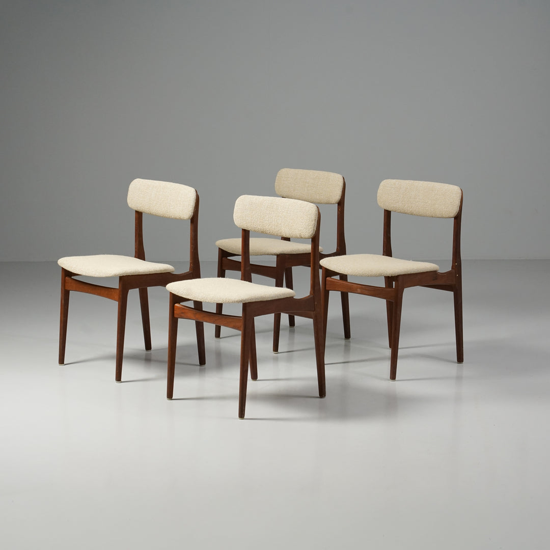 Ruokapöydän tuolit (4 kpl), Thorsø Møbelfabrik, 60-luku