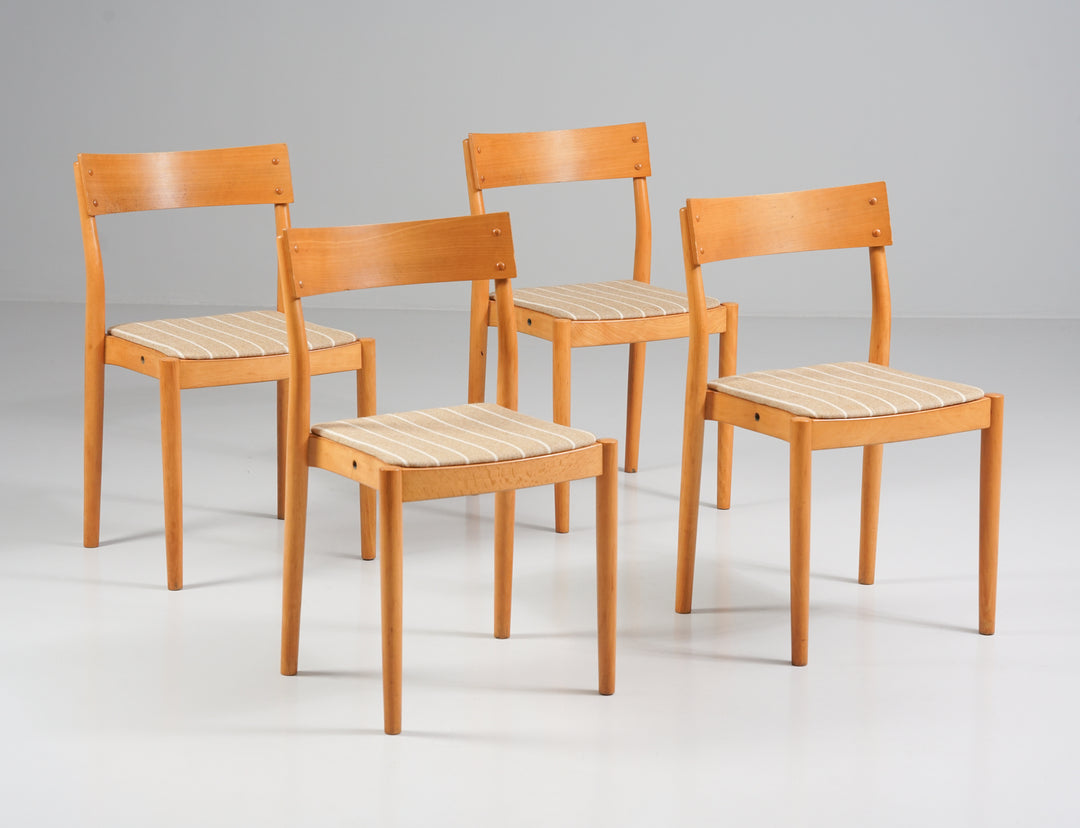 Tuolit (4 kpl), Peter Hvidt & Orla Mølgaard-Nielsen, Fritz Hansen, Tanska, 50-luku