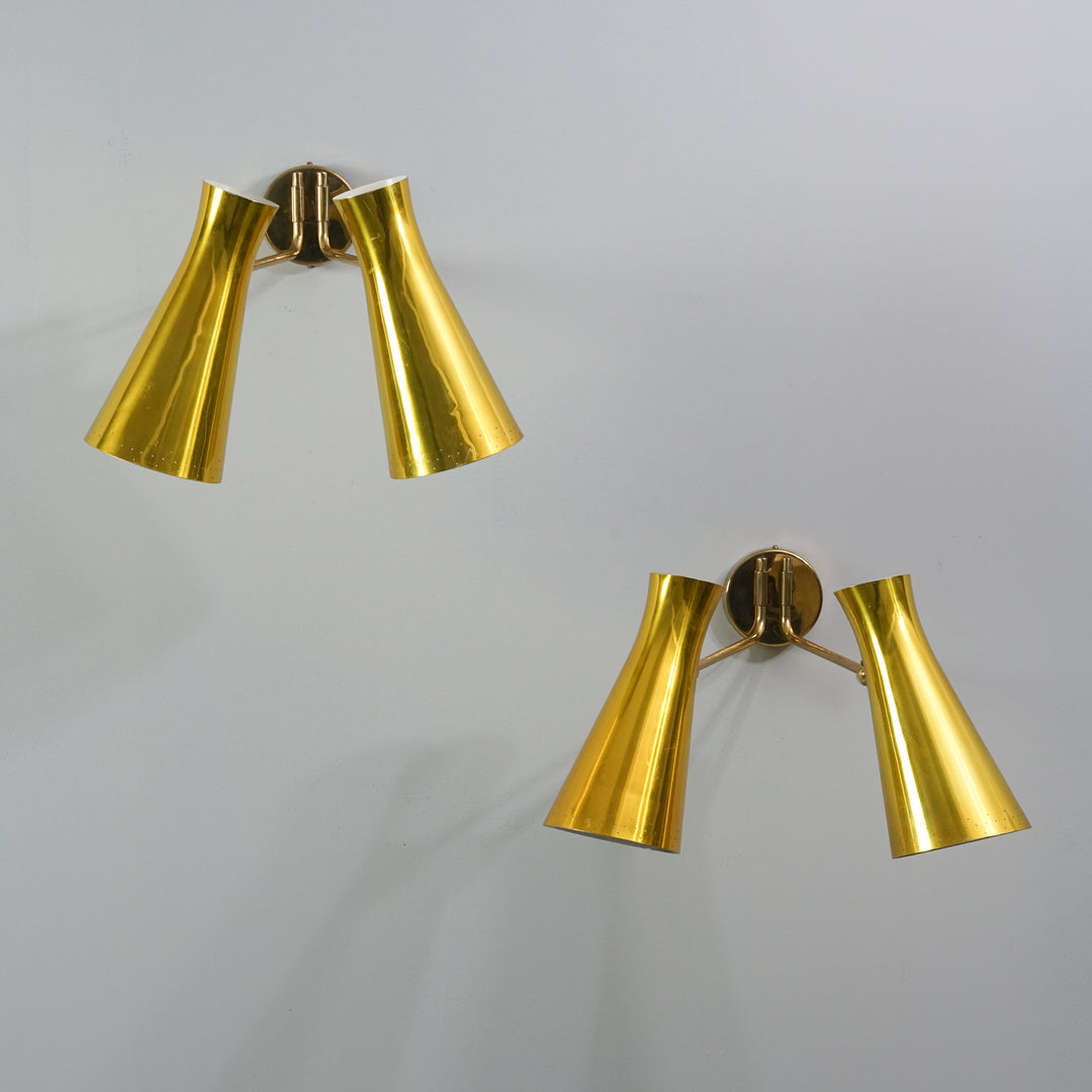 Pair of wall lights, Itsu, 1950s
