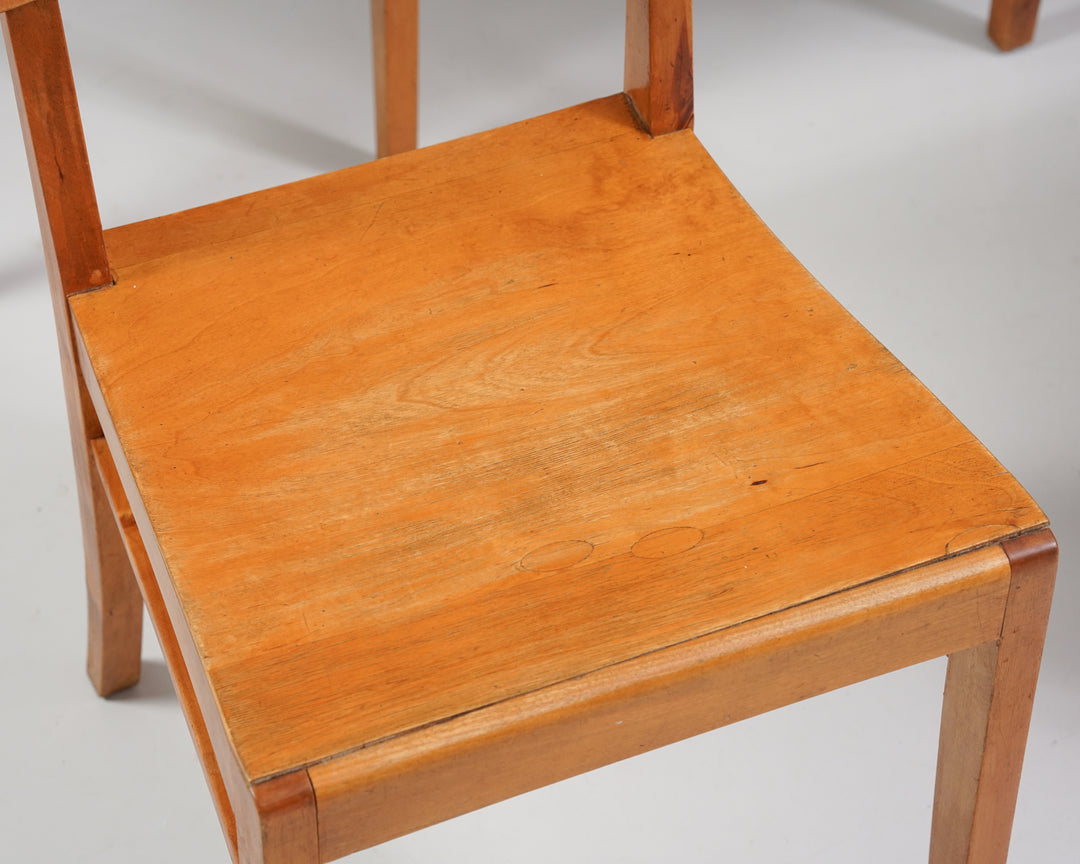 Tuolit (4 kpl), attr. Huonekalutehdas Korhonen, Suomi, 40-luku