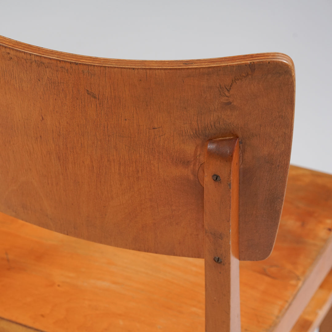 Tuolit (4 kpl), attr. Huonekalutehdas Korhonen, Suomi, 40-luku