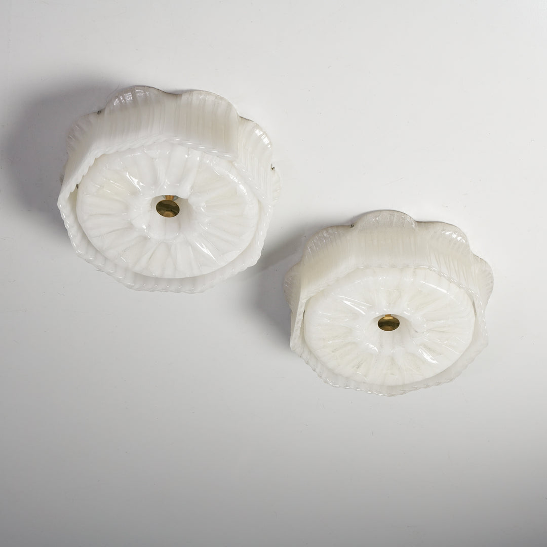 Pair of flush mounts, Valinte, 1960/1970s