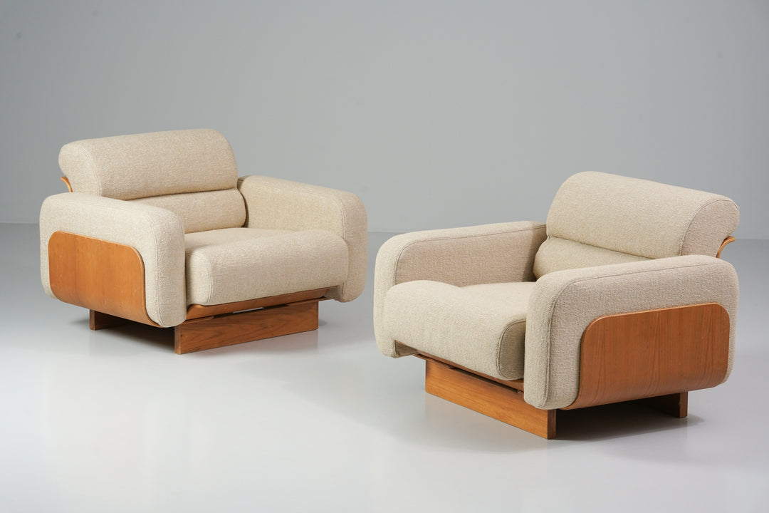 Harvinaiset malli "Bel-lami" nojatuolit (2 kpl), Totti Laakso, Asko, 70-luku