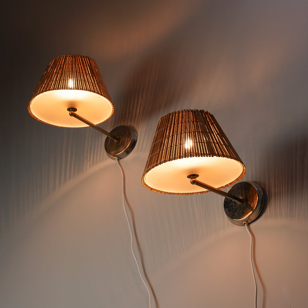 Pair of wall lights, Paavo Tynell, Taito Oy AB, 1930/1940s