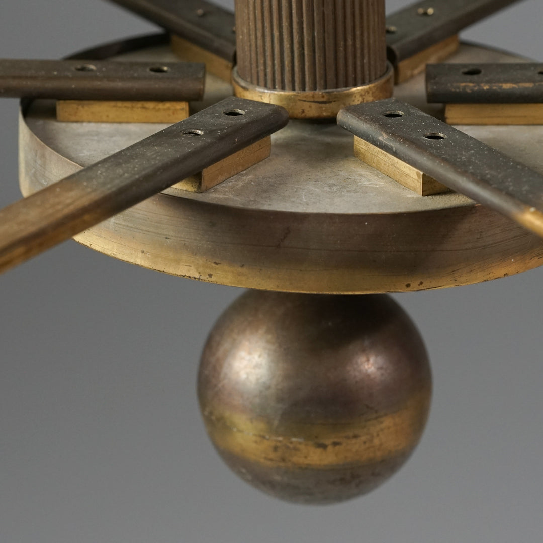 Model 1447 Chandelier, Paavo Tynell, Taito Oy, 1940s