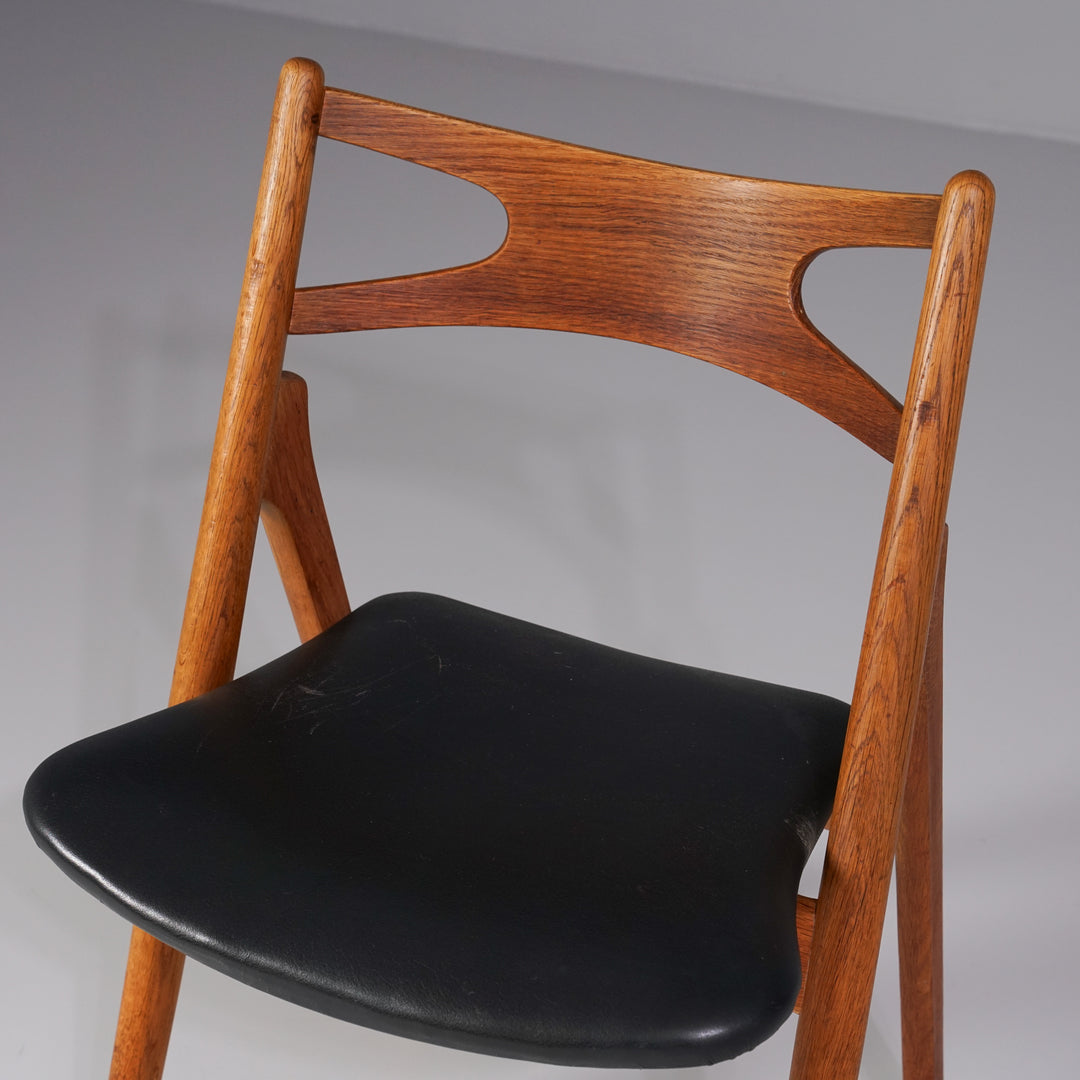 Model CH29 "Sawbuck Chair" -chairs (10 pieces), Hans J. Wegner, Carl Hansens & Søn, Mid 20th Century