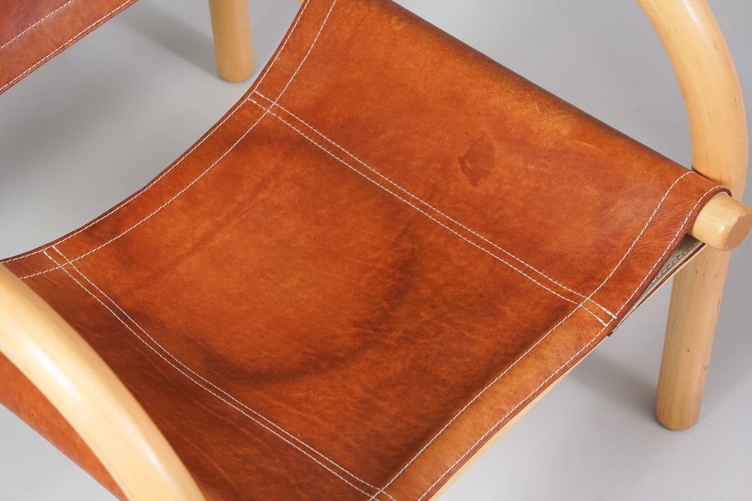 Pair of model Safari armchairs, Ben af Schultén, Artek, 1970s