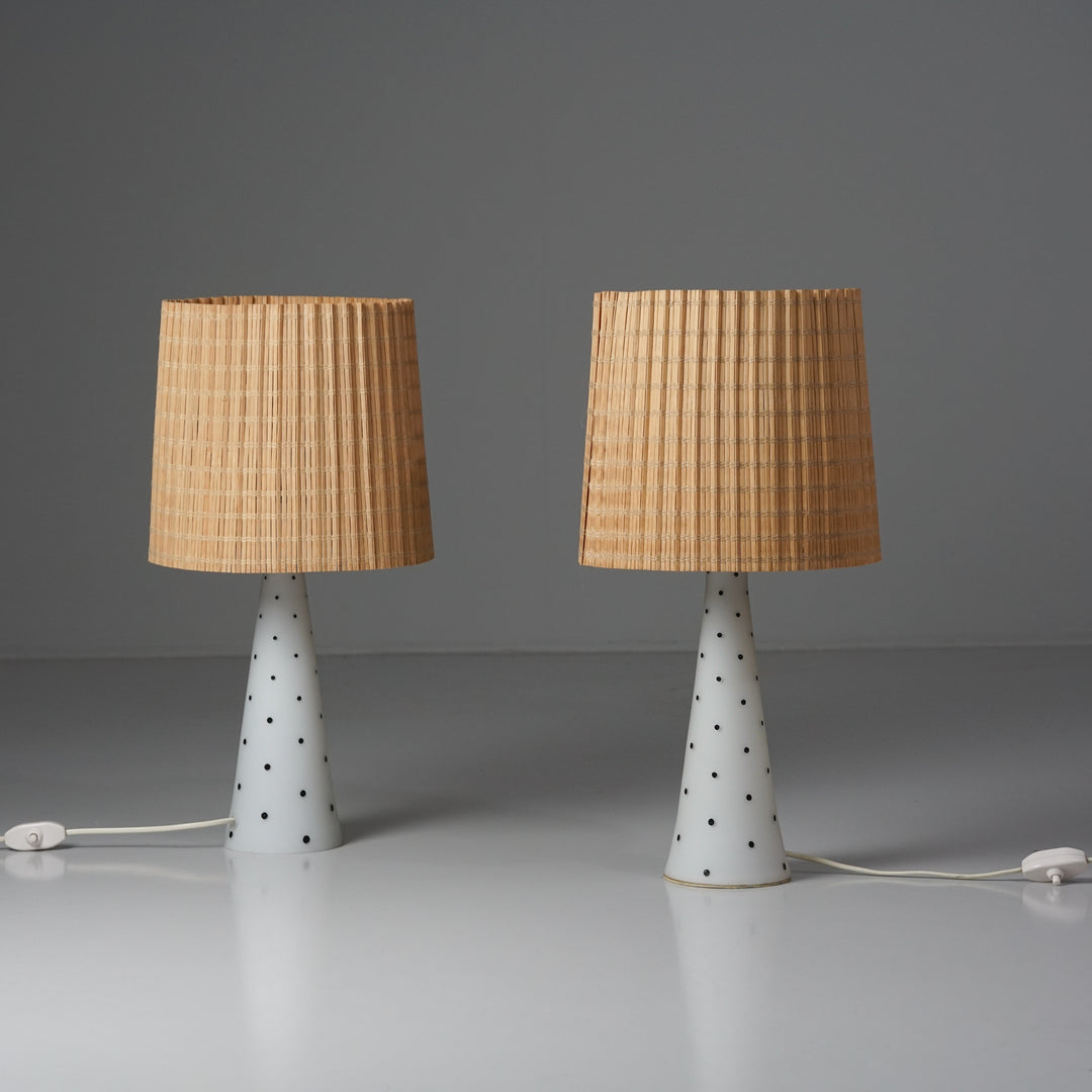 Harvinainen pöytävalaisin pari, Lisa Johansson-Pape, Orno, 50-luku