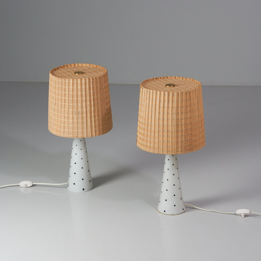 Harvinainen pöytävalaisin pari, Lisa Johansson-Pape, Orno, 50-luku