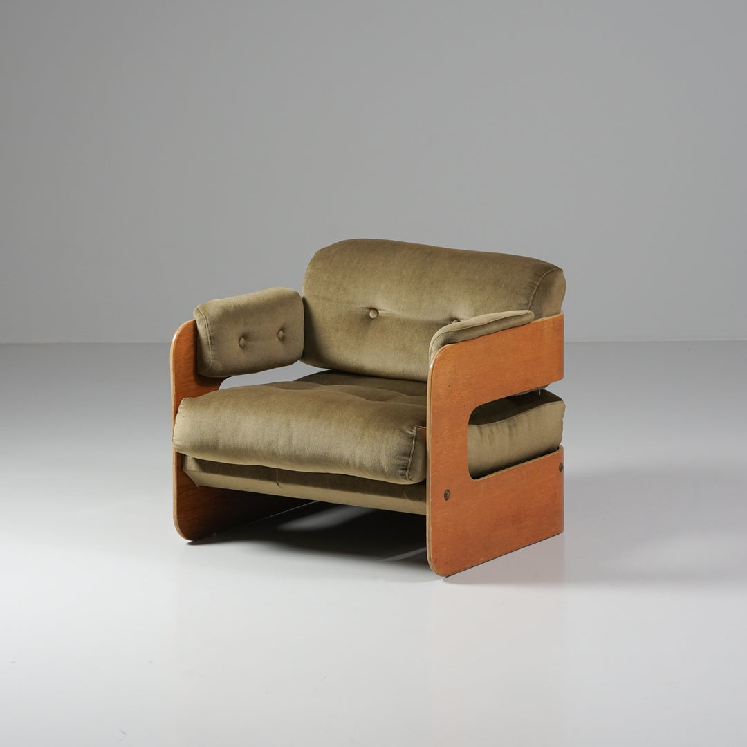 Malli "Euroform" nojatuoli (2 kp), Maija Ruoslahti, Sopenkorpi, 60-luku