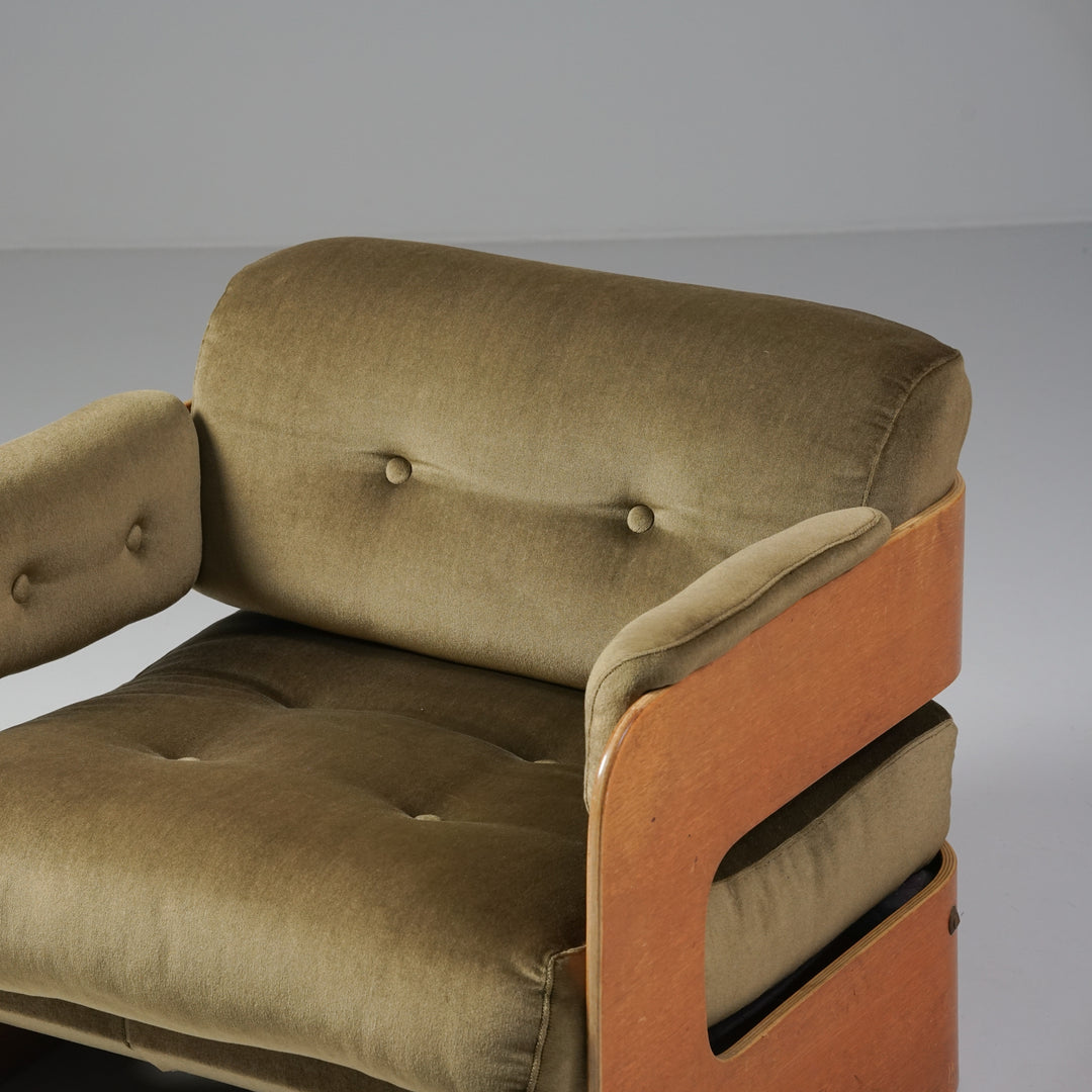 Malli "Euroform" nojatuoli (2 kp), Maija Ruoslahti, Sopenkorpi, 60-luku