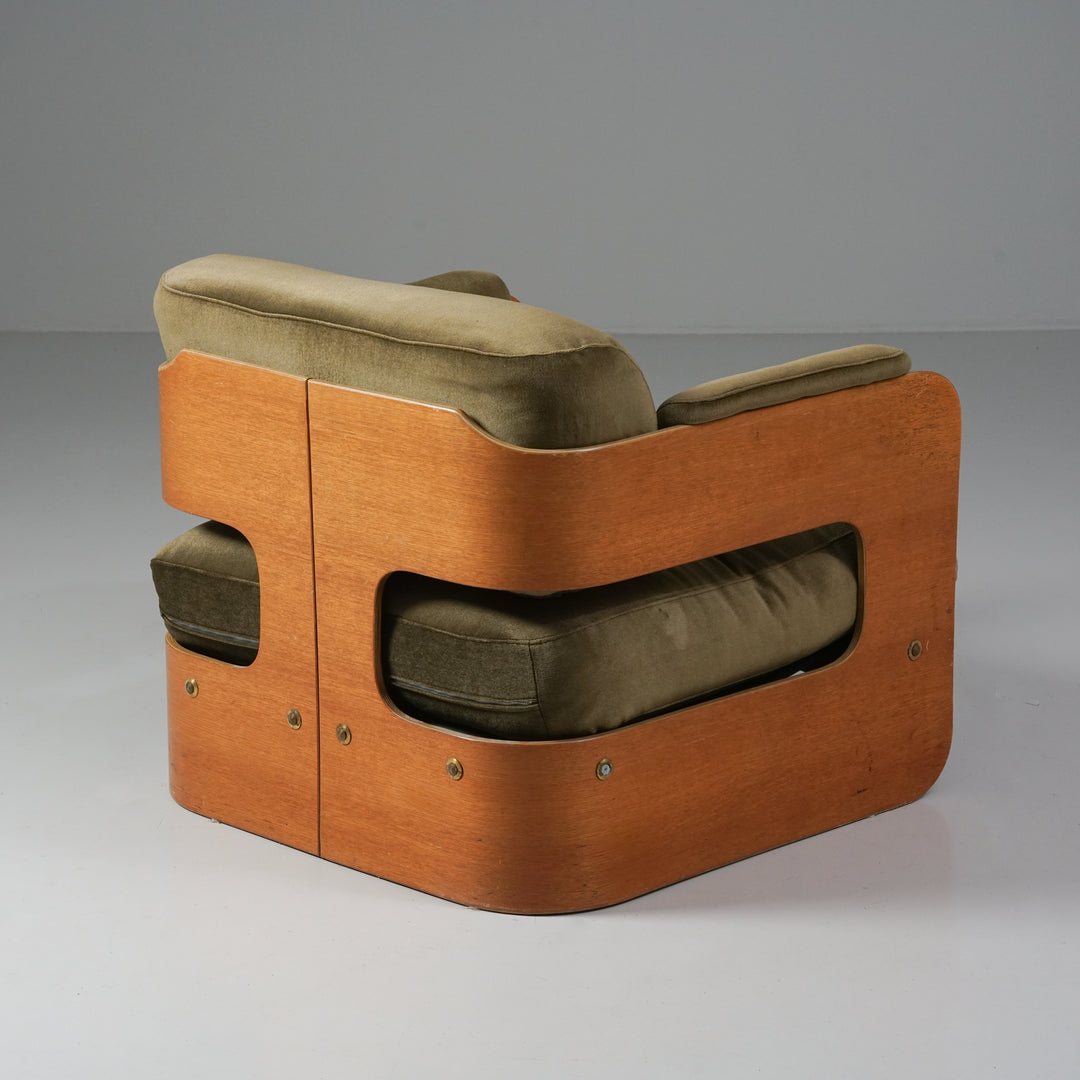 Malli "Euroform" nojatuoli (2 kp), Maija Ruoslahti, Sopenkorpi, 60-luku