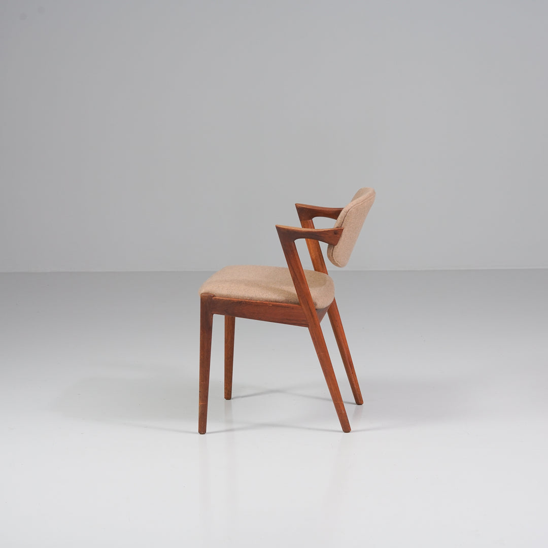 Model 42 chair, Kai Kristiansen, Schou Andersen Møbelfabrik, 1950/1960s