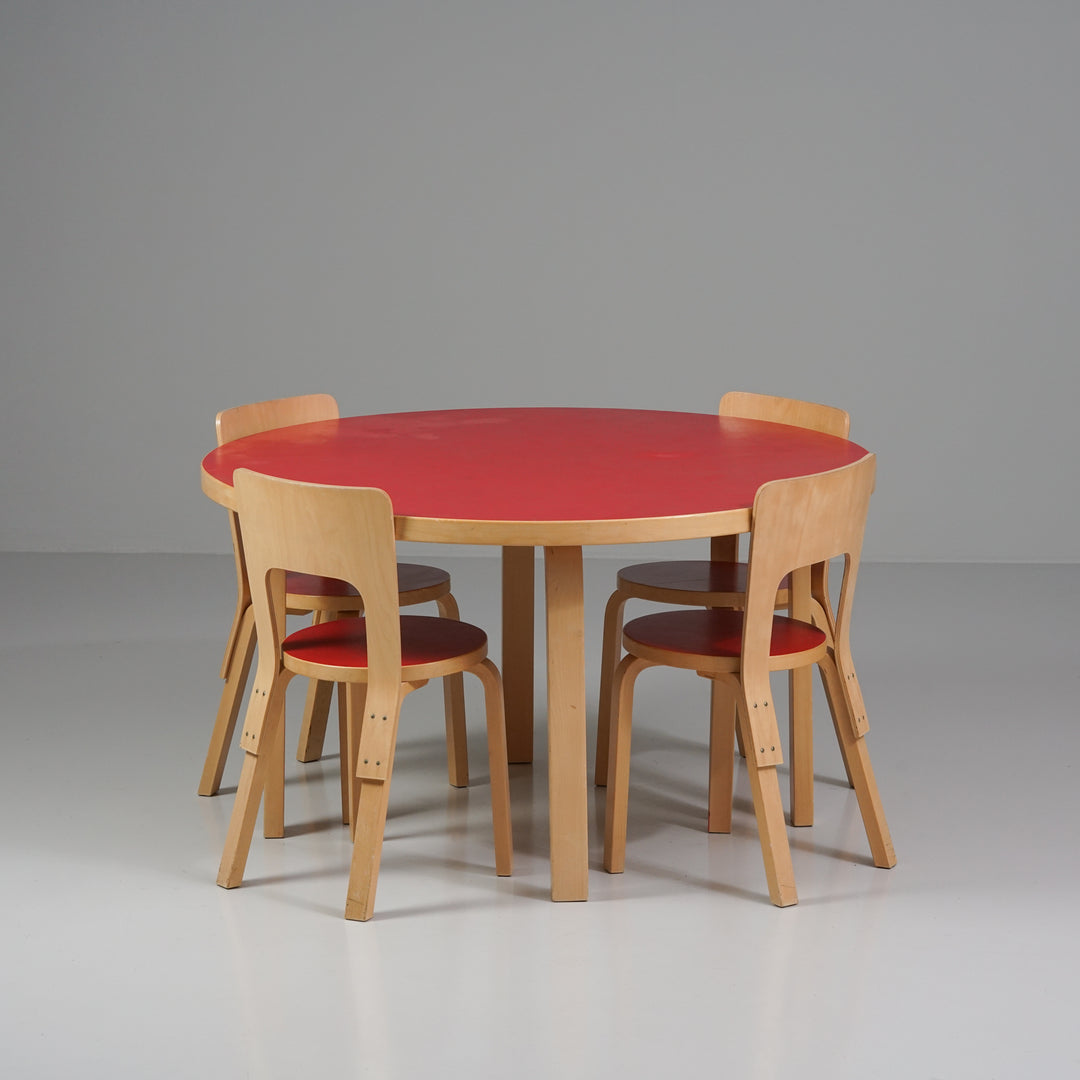 Model 66 chairs (6 pieces), Alvar Aalto, Artek, 1960s