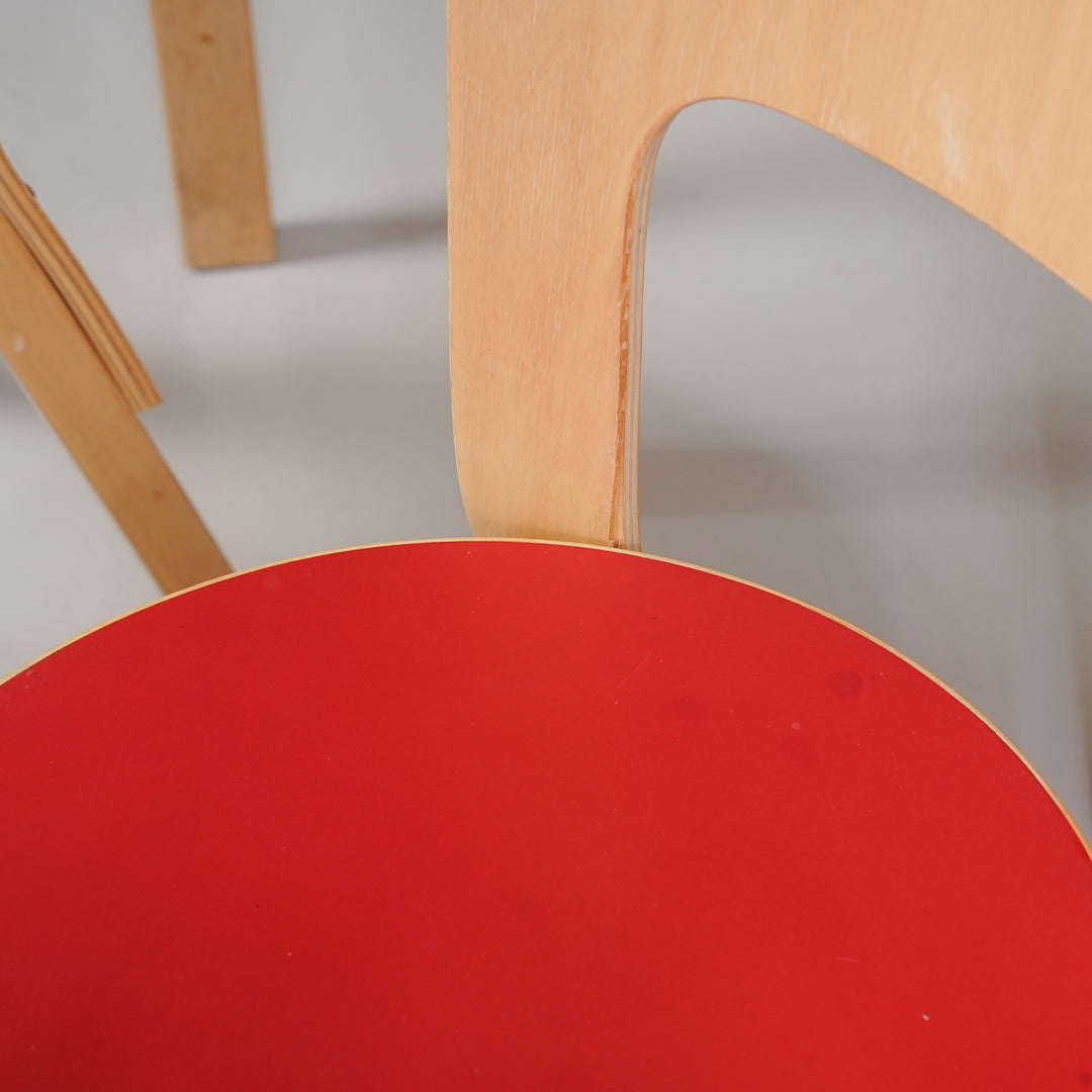 Model 66 chairs (6 pieces), Alvar Aalto, Artek, 1960s