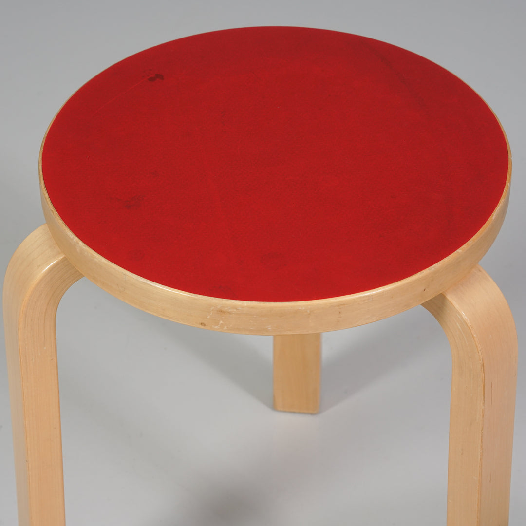 Model 60 stool (2 pieces), Alvar Aalto, Artek, 1960s