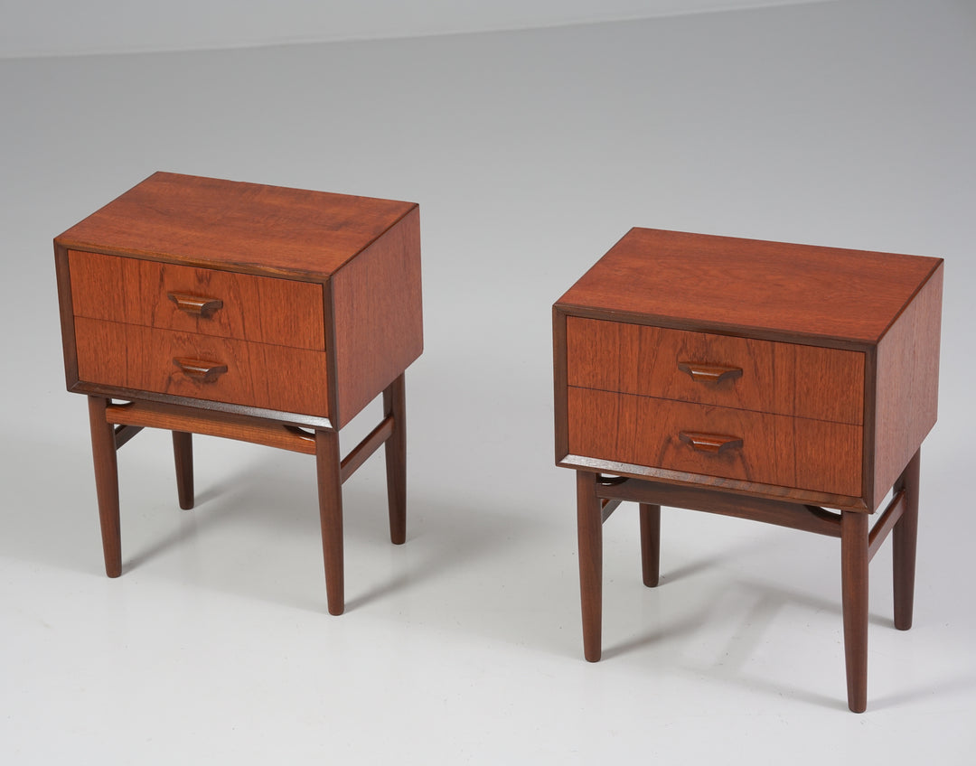 Pair of nightstands, Denmark, 1960s