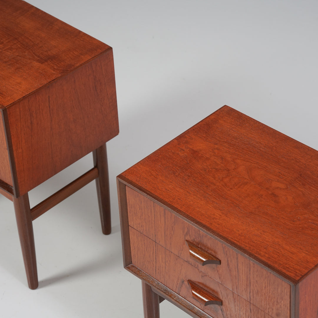 Pair of nightstands, Denmark, 1960s