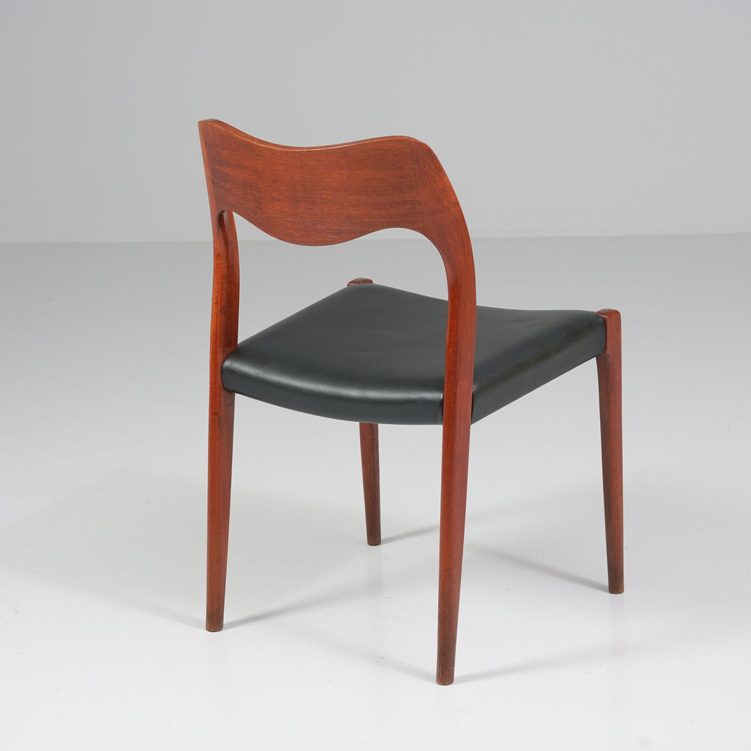 Model 71 chair, Niels Otto Møller, J.L Møllers Møbelfabrik, 1960s