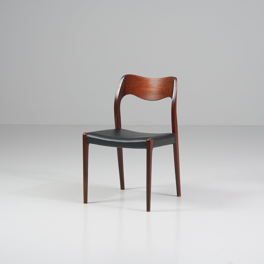 Model 71 chair, Niels Otto Møller, J.L Møllers Møbelfabrik, 1960s