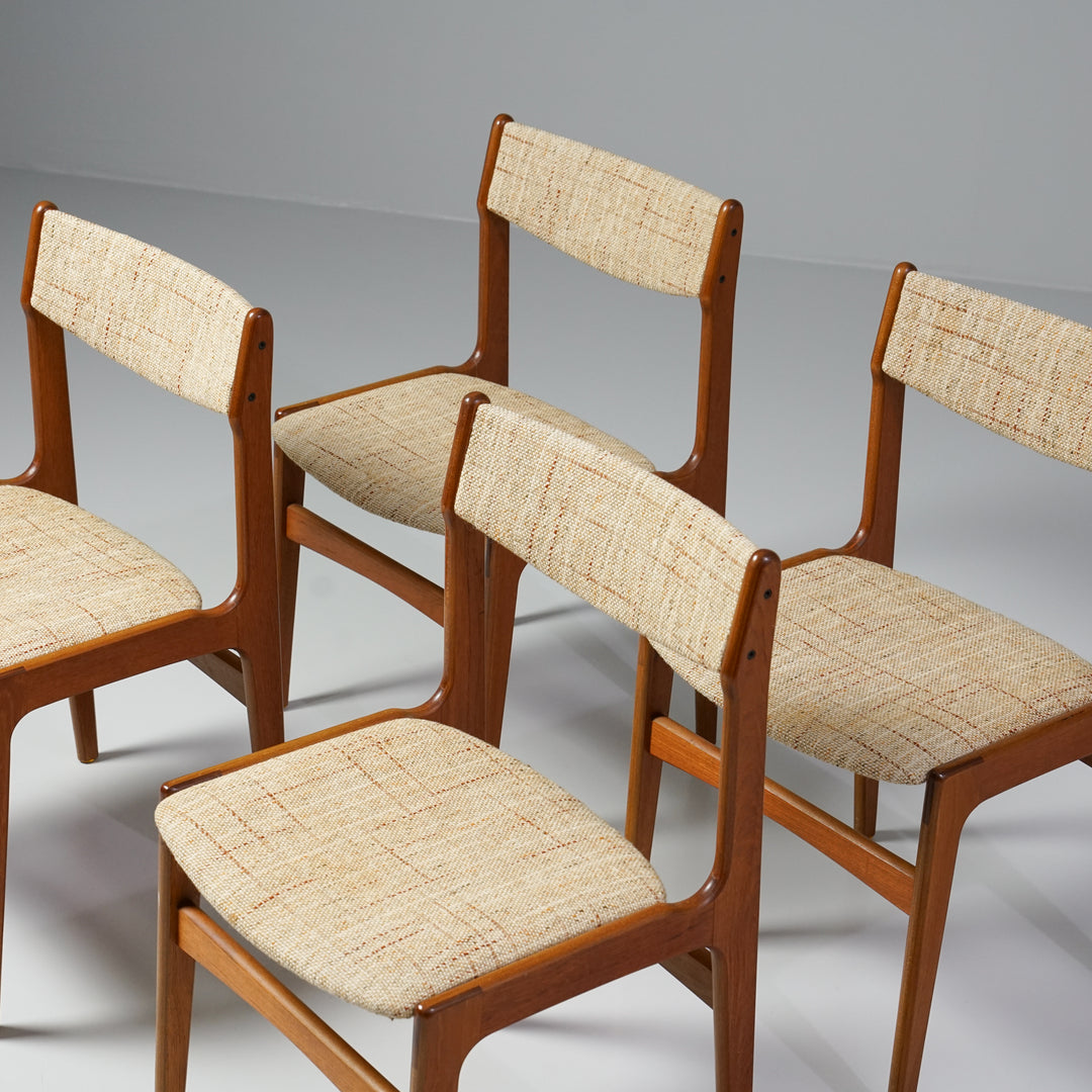 Chairs (4 pieces), Erik Buch, Denmark, 1950/1960s