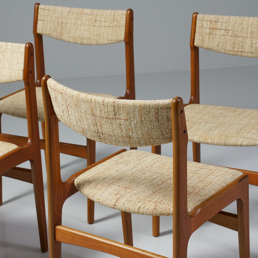 Chairs (4 pieces), Erik Buch, Denmark, 1950/1960s