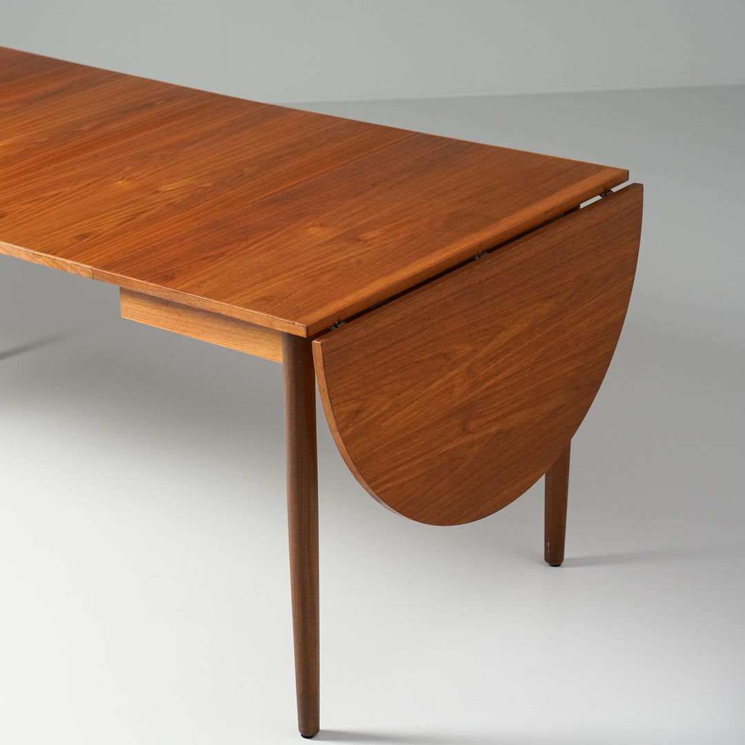 Six-piece extendable dining table, Farstrup Møbler, Denmark, 1960s