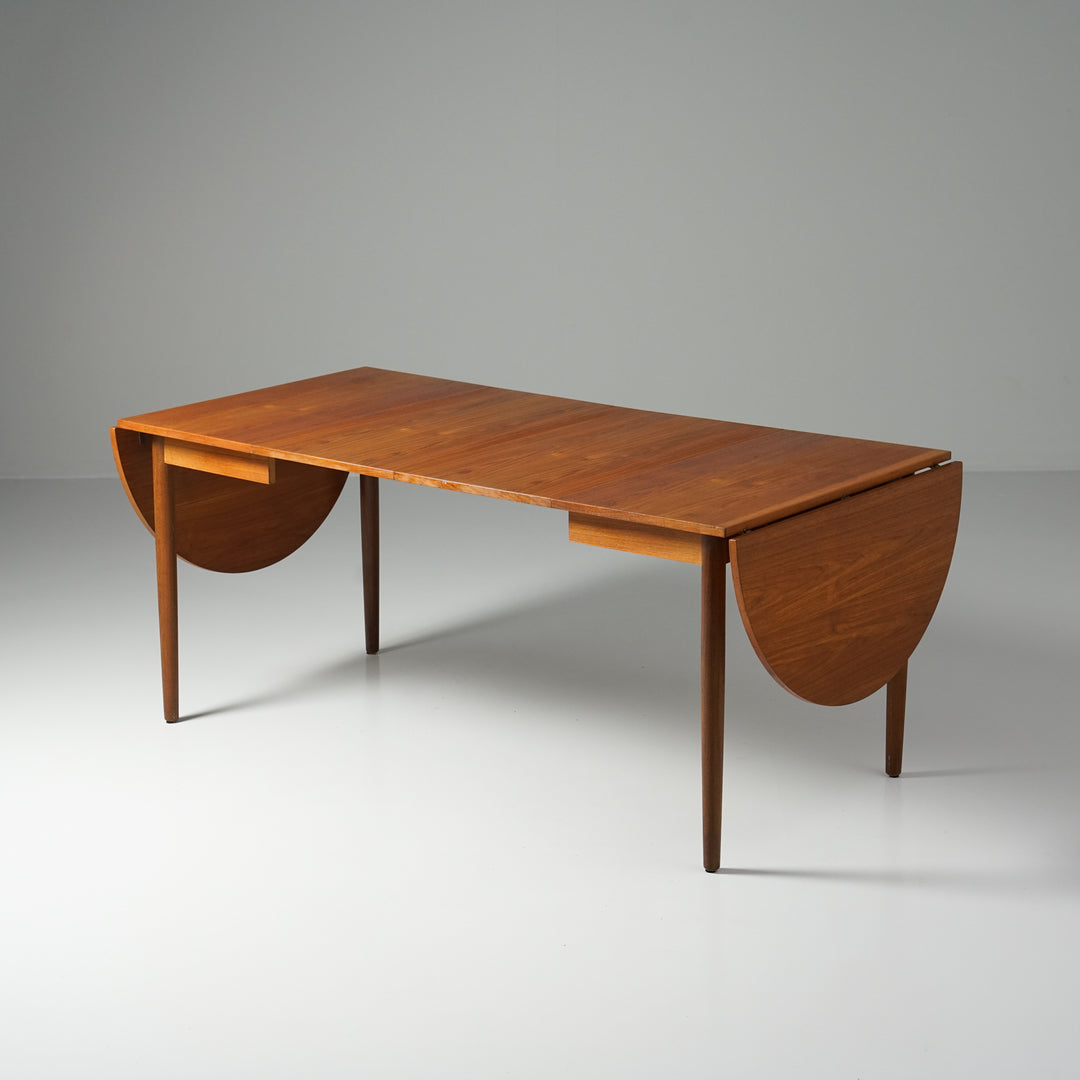 Six-piece extendable dining table, Farstrup Møbler, Denmark, 1960s