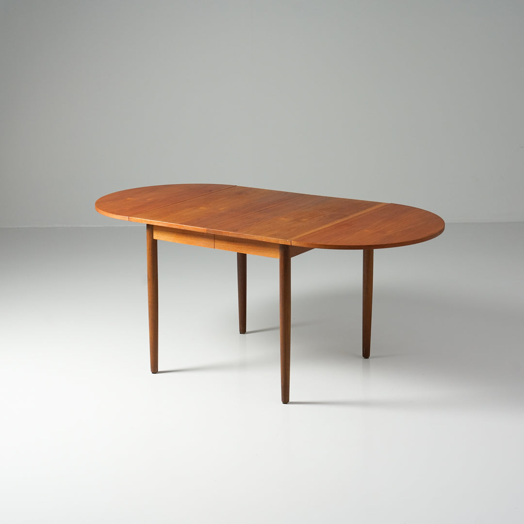 Six-piece extendable dining table, Farstrup Møbler, Denmark, 1960s