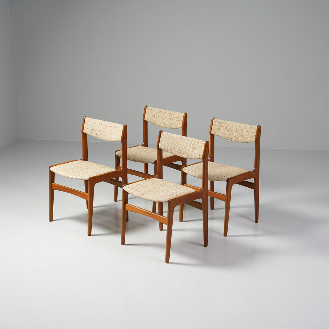 Chairs (4 pieces), Erik Buch, Denmark, 1950/1960s