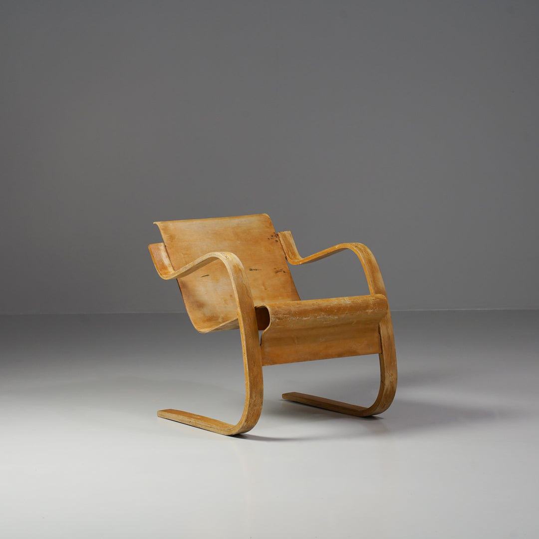 Keräilykappale/Erittäin harvinainen malli 13 nojatuoli, Alvar Aalto, Oy Huonekalu- ja Rakennustyötehdas Ab, 30-luku