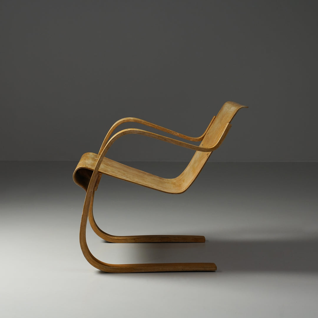 Keräilykappale/Erittäin harvinainen malli 13 nojatuoli, Alvar Aalto, Oy Huonekalu- ja Rakennustyötehdas Ab, 30-luku