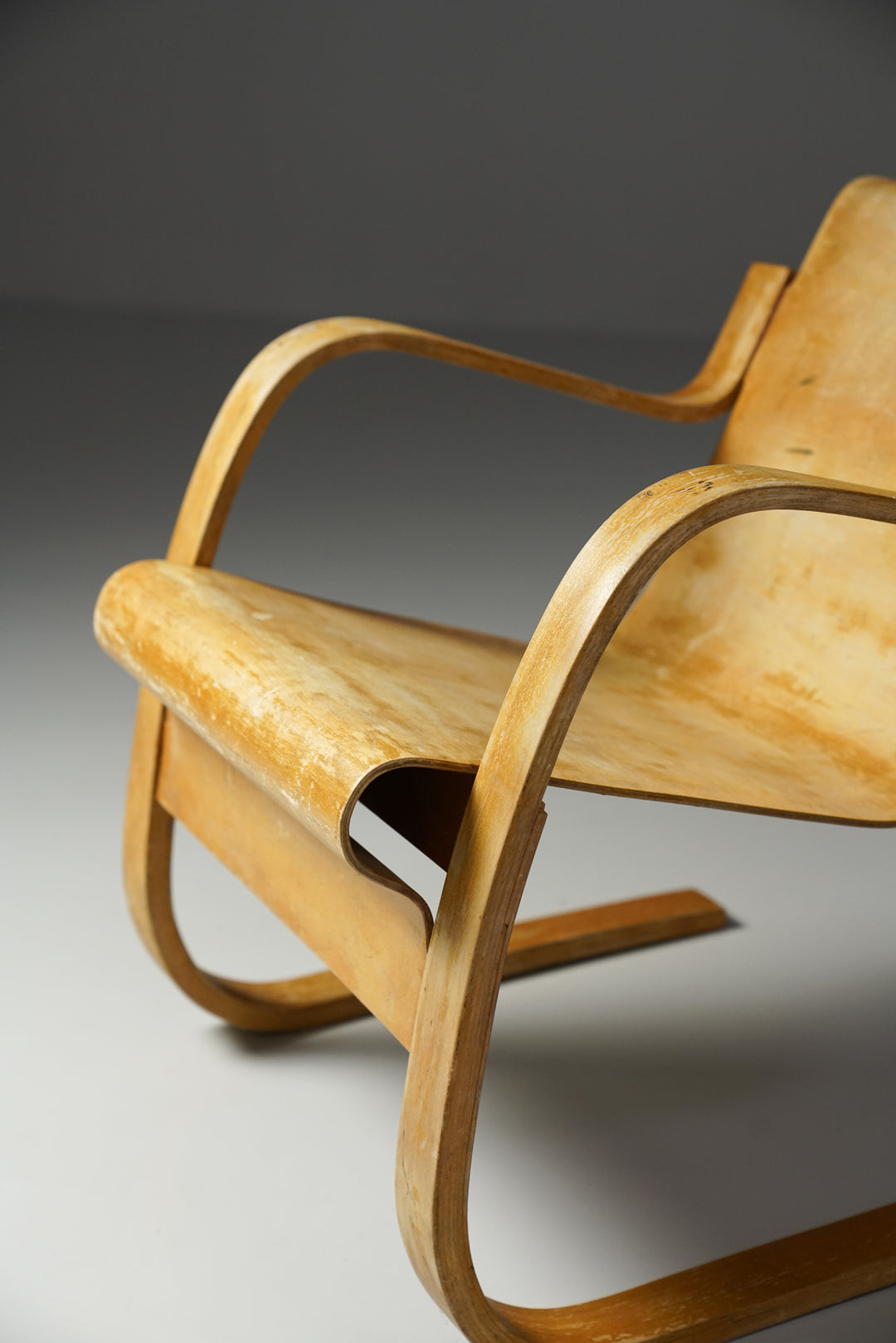 Keräilykappale/Erittäin harvinainen malli 13 nojatuoli, Alvar Aalto, Oy Huonekalu- ja Rakennustyötehdas Ab, 30-luku